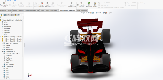 F1 赛车-solidworks缩略图